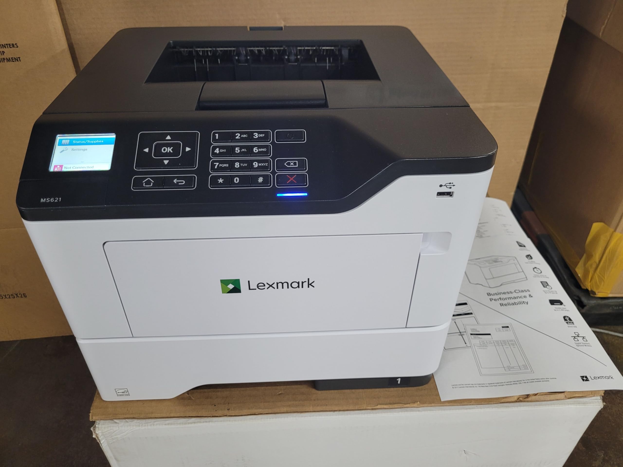 Amazon.com: Lexmark MS621dn Monochrome Laser Printer : Office Products